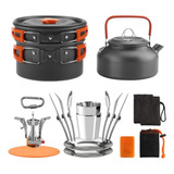 Set De Utensilios De Cocina Para Acampar, Picnic, Senderismo