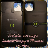 Protector Con Cargador Inalámbrico Para iPhone 11 Pro Max