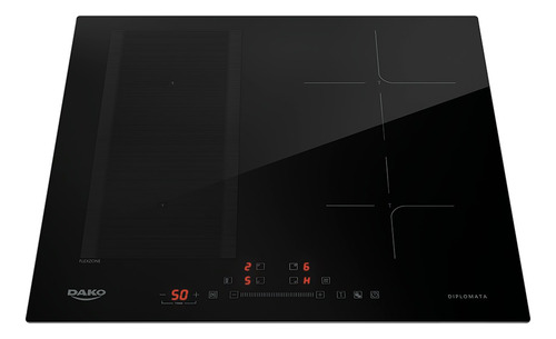 Cooktop De Indução 4 Bocas Zona Flexível Dako Diplomata 220v