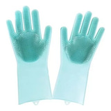 2 Guantes De Silicona Multiusos Mágicos Limpieza Lavar Loza 