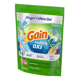 Detergente Liquido Marca Gain + Ultra Oxi 31 Pods 