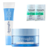 Kit Facial Dermaglós Ultra Hidratante Crema + Contorno Ojos