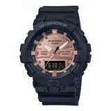 Relógio Casio G-shock Masculino Preto Rose Ga-800mmc-1adr