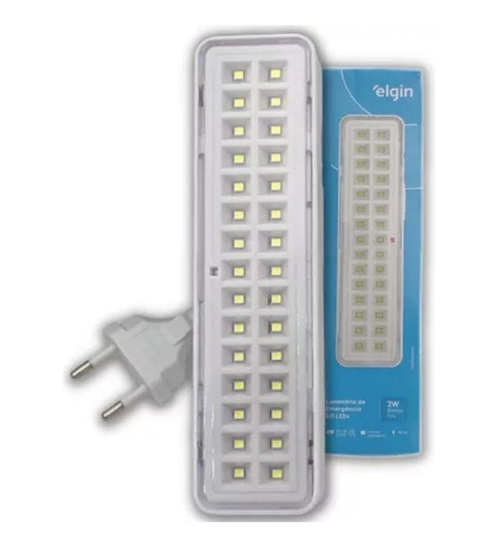 Luminária Luz De Emergência 30 Leds Bivolt Recarregável