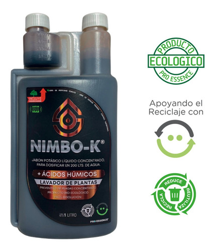 Nimbo-k Jabón Potásico + Ácidos Húmicos. Concentrado, Eco. 