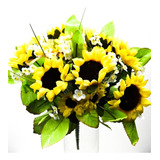 Ramo Flores De Girasoles Artificiales - Regalosdeco