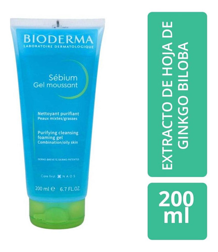 Gel Espumante Bioderma Sébium 200 Ml