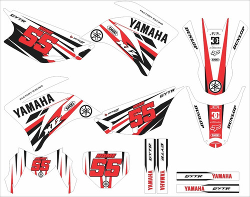 Kit Grafico Adesivo Motocross Trilha Xtz 250