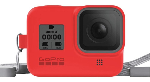 Funda Silicona Red Gopro Hero8 Original - Videoaventura