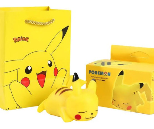 Pikachu Con Luz Lampara Para Niños Para Ir Al Baño De Noche