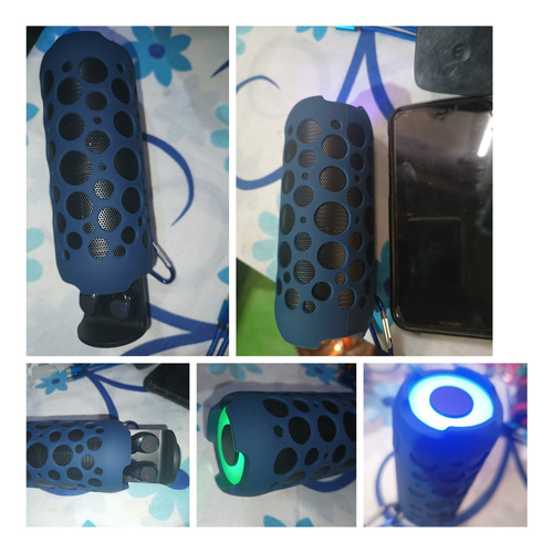 2pzs Audífonos Bluetooth Con Bocina Recargable Rgb 2 En 1 