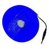 5m Mangueira Fita Led 12v Neon Corte2,5cm Alto Brilho+ Fonte Cor Da Luz Azul Escuro 110v/220v