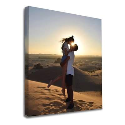 Cuadro Canvas Personalizado Imprime Foto 60x38.5cm Con Marco Color B\u002Fn O Color Armazón Bastidor De Madera | Envío gratis