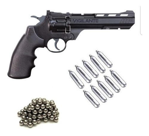 Revolver Crosman Vigilante, Incluye 500 Balines Y 05 Co2