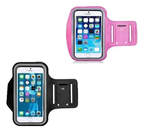 Funda Universal Porta Celular Brazo Gym Ejercicio Correr 2pz