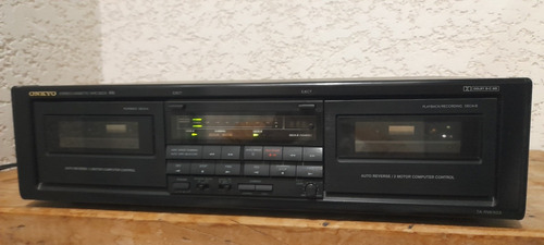 Stereo Cassete Double Tape Deck Onkyo Ta-rw303 Japan