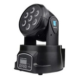 Cabezal Movil 7 Led X 12w Rgbw Robotico Dmx 13 Canales Dj