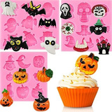 Halloween Fondant Cake Molds Halloween Molde De Silicona Cal