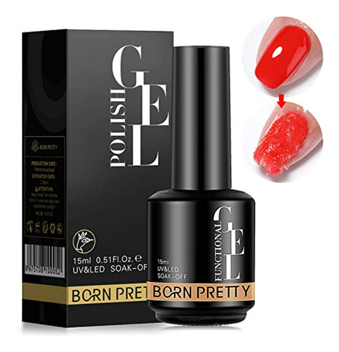 Removedor De Esmalte De Uñas En Gel Born Pretty 15ml: Rápido