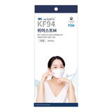 10 Unidades] Máscara Kf94 / Made In Korea / Imediato Cor Branco