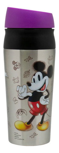 Vaso Mug Boton Disney 100 Años 450ml Mickey Minnie Donald