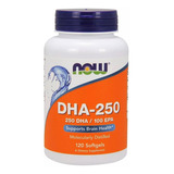 Dha 250 Now Foods 120 Softgels Importado Usa Ômega 3 Puro