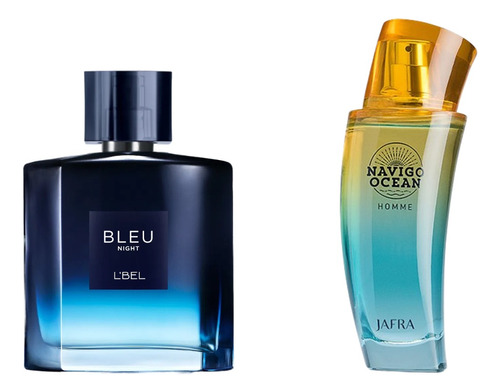 Set Bleu Intense Night L'bel + Navigo Ocean Jafra Originales