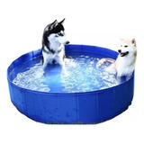 Piscina Para Mascota Ducha D Perros Mascota Resistente 120cm