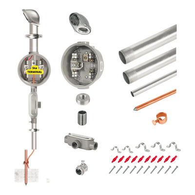 Kit Acometida Mufa Cfe De 3m Monofasico 120\u002F220v Condulet T | Envío gratis