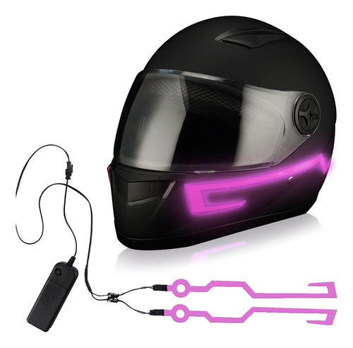 Casco De Motocicleta Moto Abatibles Dot Certificado Con Luz