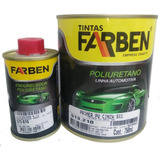 Kit Primer Automotivo Pu Cinza 5x1 900ml Farben