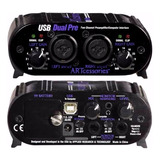 Placa Sonido Art Pro Audio Usb Dual Pre P/ 2 Microfonos 48v Color Negro