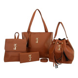Kit 4 Bolsas Feminina Bags De Otima Qualidade Conjunto 4 Pçs