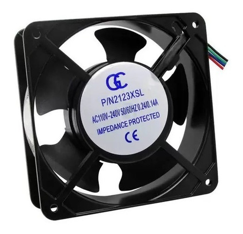 Microventilador Ventoinha 110v 220v - 120mm X 120mm X 38mm