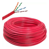 Cabo Rede Cat5e Utp Cca Vermelho - 305m