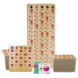 Juego De Bingo Reutilizable Con 50 Tarjetas, 75 Cartas Y Tab
