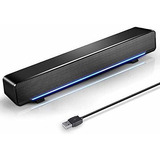 Soudbar, Maboo Usb Powered Altavoces Barra De Sonido Para Pc