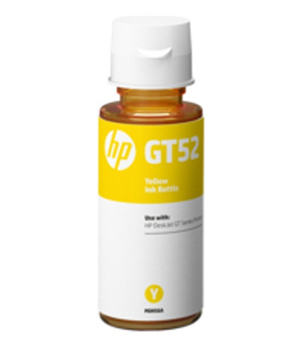 Botella De Tinta Hp Gt52 Amarillo 