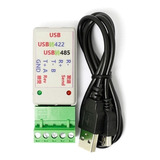 Conversor Adaptador 2 En 1 Usb Rs485 A Rs422 Ch340t