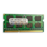 Memoria Sodimm Ddr3 4gb 1600mhz P/notebook O All In One