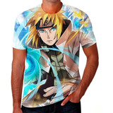 Camisa Camiseta Minato Namikaze Naruto Anime Mangá 01