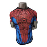 Playera De Spiderman Hombre Araña Iron Spider, Licra Sport
