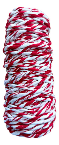Cordón Hilo Bicolor 4mm 100m Para Macramé Boho Almendra