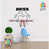 Vinil Decorativo Para Consultorio Dental  Dientes Md19-20