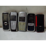 Lote De 5 Celulares Nokia Antigos