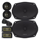 Par Alto Falantes 6x9 Audiophonic Ks690 160w Rms + Tweeters