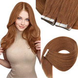 Extensiones De Cabello 100% Humano 50gr 20in Cobre