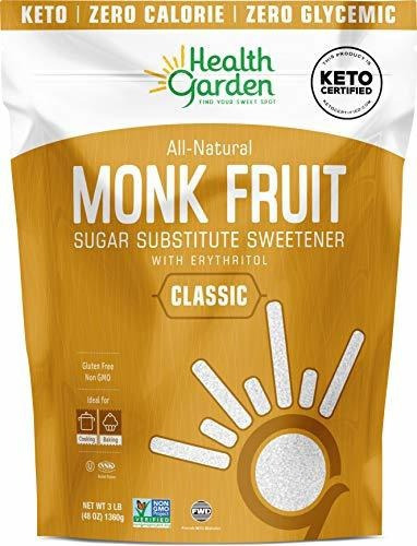 Endulzante Organico Monk Fruit Keto 3 Libras