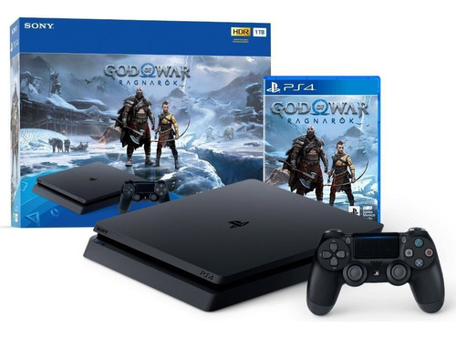 Playstation 4 Slim 1tb   3 Jogos Incluso!!!