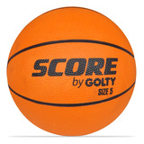 Balón De Baloncesto Score By Golty Caucho No.5-naranja